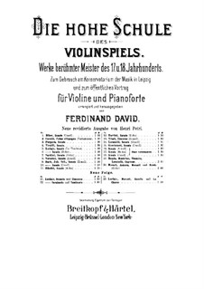 Sonate für Violine und Basso Continuo Nr.3, Op.9: Sarabande und Tambourin – Partitur by Jean-Marie Leclair