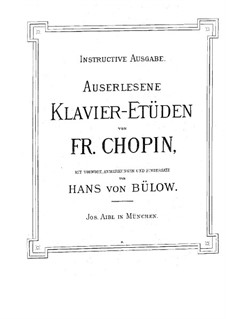 Auserlesene Klavier-Etüden: Auserlesene Klavier-Etüden by Frédéric Chopin