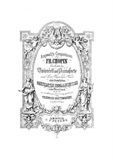 Ausgewählte Kompositionen: Für Cello und Klavier by Frédéric Chopin