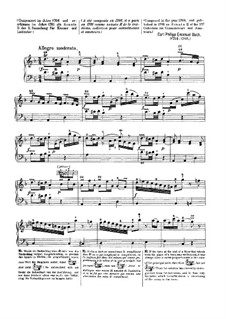 Sammlung III, Wq 57: Sonate Nr.2 in d-Moll by Carl Philipp Emanuel Bach