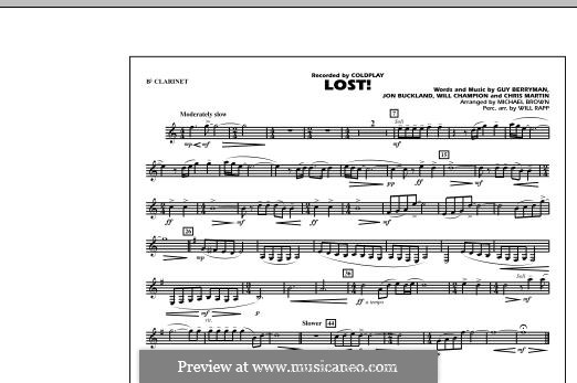 Marching Band version: Bb Clarinet part by Chris Martin, Guy Berryman, Jonny Buckland, Will Champion