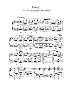 Sonate Nr.2 in g-Moll, Op.22: Presto by Robert Schumann