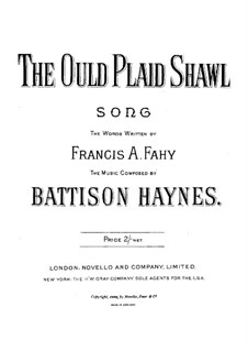 The Ould Plaid Shawl: The Ould Plaid Shawl by Walter Battison Haynes