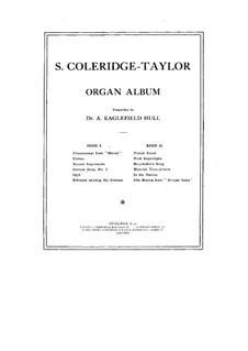 Orgel-Album: Buch I by Samuel Coleridge-Taylor