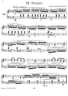 Zwölf Etüden, Op.19: Heft II (Nr.7-12) by Edmund Neupert
