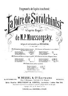 Fragmente: Introduktion für Klavier, vierhändig by Modest Mussorgski