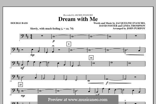 Dream with Me: Kontrabass-Stimme by David Foster, Jacqueline Evancho, Linda Thompson