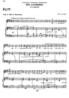 Sechs Romanzen, TH 98 Op.27: Nr.6 Meine Schelmin by Pjotr Tschaikowski