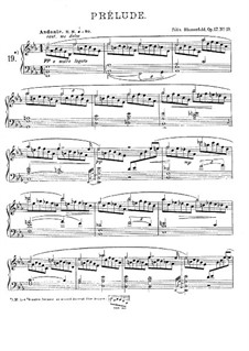 Vierundzwanzig Preluden, Op.17: Präludium Nr.19 in Es-dur by Felix Blumenfeld