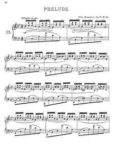 Vierundzwanzig Preluden, Op.17: Präludium Nr.22 in g-moll by Felix Blumenfeld