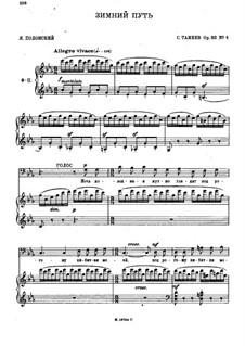 Four Romances, Op.32: Nr.4 by Sergei Taneyev