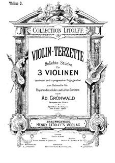Violin-Terzette. Heft III: Vollpartitur by Joseph Haydn, Wolfgang Amadeus Mozart, Franz Schubert, Felix Mendelssohn-Bartholdy, Carl Maria von Weber