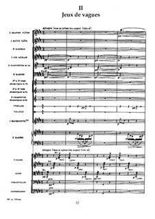 Das Meer , L.109: Nr.2 Spiel der Wellen by Claude Debussy