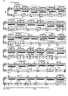 Fünfundzwanzig Etüden für Klavier, Op.78: Etüde Nr.4 in F-Dur by Daniel Steibelt