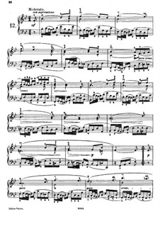 Fünfundzwanzig Etüden für Klavier, Op.78: Etüde Nr.12 in B-Dur by Daniel Steibelt