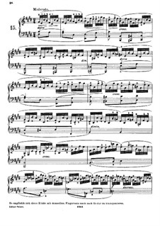 Fünfundzwanzig Etüden für Klavier, Op.78: Etüde Nr.15 in E-Dur by Daniel Steibelt