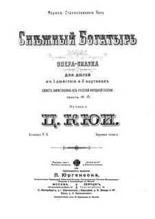 The Snow Knight: Klavierauszug mit Singstimmen by César Cui