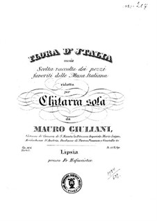Flora d'Italia, Op.146: Buch I by Mauro Giuliani