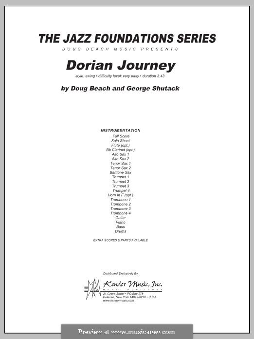 Dorian Journey: Vollpartitur by George Shutack