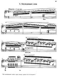 Études d'exécution transcendante, S.139: No.5 Feux follets by Franz Liszt