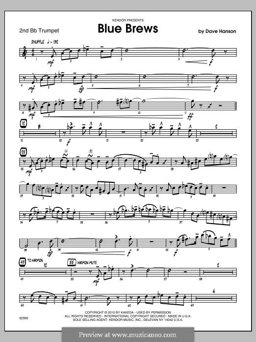 Blue Brews: Trumpet 2 part by Dave Hanson