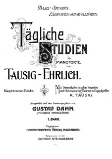 Tägliche Studien: Buch I by Carl Tausig