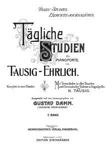 Tägliche Studien: Buch II by Carl Tausig
