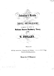 Andantino and Rondo for Two Guitars, Op.8: Andantino and Rondo for Two Guitars by Wilhelm Neuland