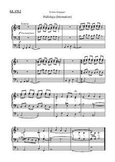 Halleluja Gotteslob Nr.175.2 (Intonation): Halleluja Gotteslob Nr.175.2 (Intonation) by Roman Jungegger