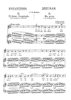 Kinderstube: No.2 In the Corner by Modest Mussorgski