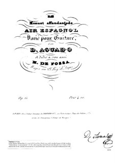 Le menuet affandangado, Op.15: Le menuet affandangado by Dionisio Aguado