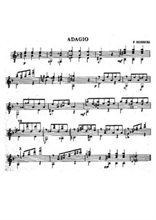 Five Selected Etudes and Adagio: Adagio by Felix Horetzky