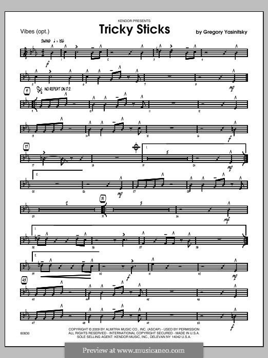 Tricky Sticks: Vibes part by Gregory Yasinitsky