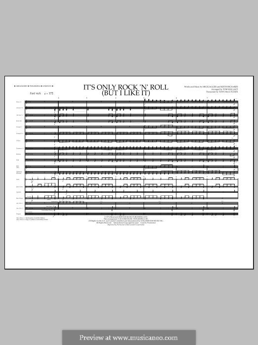 It's Only Rock 'n' Roll (But I Like It): Vollpartitur by Keith Richards, Mick Jagger