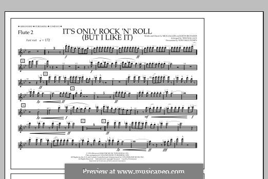 It's Only Rock 'n' Roll (But I Like It): Flute 2 part by Keith Richards, Mick Jagger