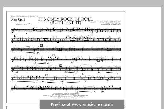 It's Only Rock 'n' Roll (But I Like It): Alto Sax 1 part by Keith Richards, Mick Jagger