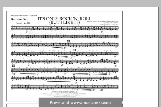 It's Only Rock 'n' Roll (But I Like It): Baritone Sax part by Keith Richards, Mick Jagger