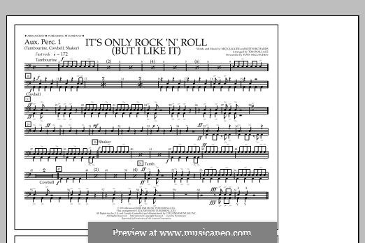 It's Only Rock 'n' Roll (But I Like It): Aux. Perc. 1 part by Keith Richards, Mick Jagger