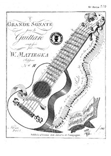 Zwei Grosse Sonaten: Sonate Nr.2 by Wenzel Thomas Matiegka
