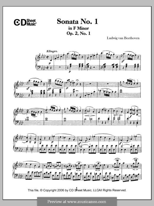 Sonate Nr.1: Für einen Interpreten by Ludwig van Beethoven