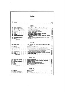 Vollständiger Oper: Akt I, Klavierauszug mit Singstimmen by Georges Bizet