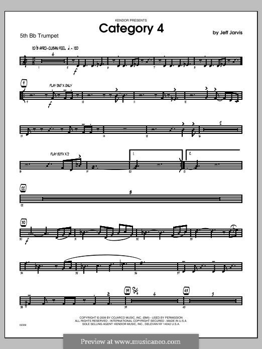 Category 4: Trumpet 5 part by Jeff Jarvis