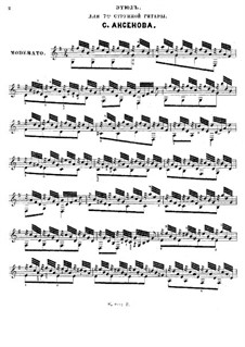 Etüde in G-dur: Etüde in G-dur by Semyon Nikolayevich Aksenov