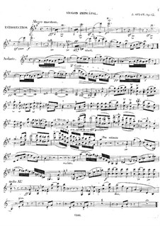 Brillant Duo über Themen aus Ballett 'Giselle' von A. Adama, Op.12: Solostimme by Alexandre Joseph Artôt
