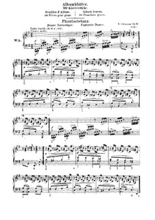 Albumblätter, Op.124: Nr.5 Fantasietanz by Robert Schumann