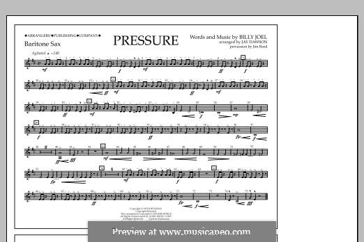 Pressure: Baritone Sax part by Billy Joel