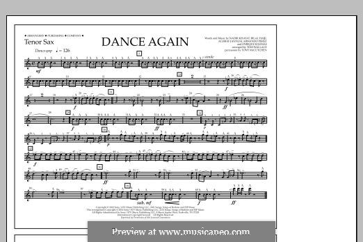 Dance Again (feat. Pitbull): Tenor Sax part by Achraf Janussi