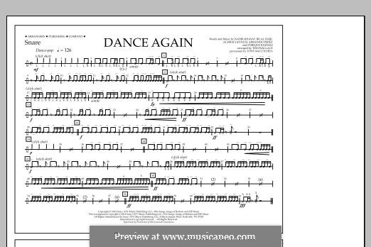 Dance Again (feat. Pitbull): Snare part by Achraf Janussi