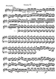 Partita für Violine Nr.3 in E-Dur, BWV 1006: Für einen Interpreten by Johann Sebastian Bach