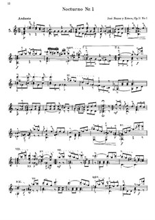 Nocturnes, Op.11: Nocturne Nr.1 by José Ferrer